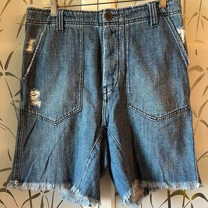 We The Free Denim Harem Shorts 4